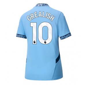 Manchester City Jack Grealish #10 Replika Hjemmebanetrøje Dame 2024-25 Kortærmet